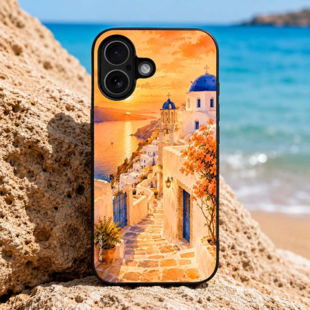 Θήκη Sonique Greek Island Muse Series Xiaomi Redmi 15c 4g Redmi 15c 5g Poco C85 4g Ηλιοβασίλεμα Στην Οία