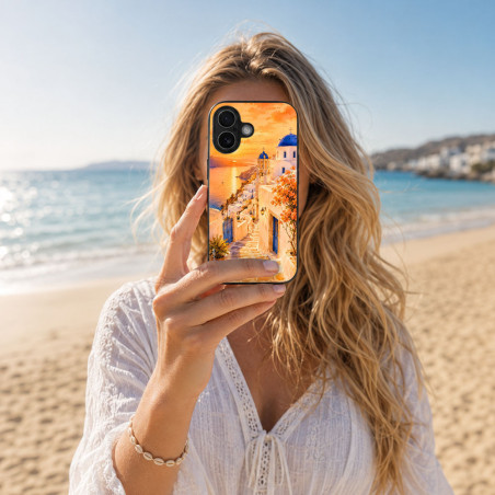 Θήκη Sonique Greek Island Muse Series Xiaomi Redmi 15c 4g Redmi 15c 5g Poco C85 4g Ηλιοβασίλεμα Στην Οία
