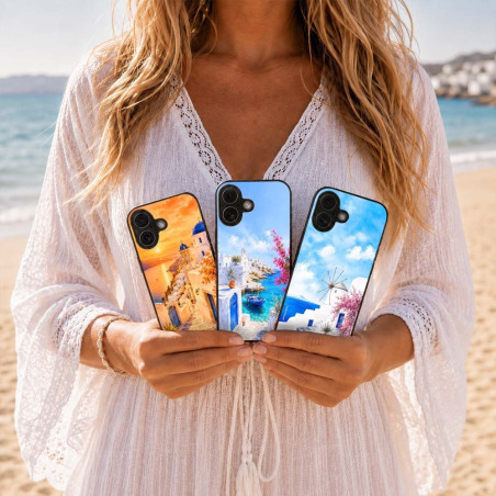 Θήκη Sonique Greek Island Muse Series Xiaomi Redmi 15c 4g Redmi 15c 5g Poco C85 4g Ηλιοβασίλεμα Στην Οία