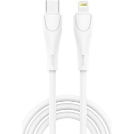 iNOS USB-C to Lightning Cable 20W Λευκό 1m