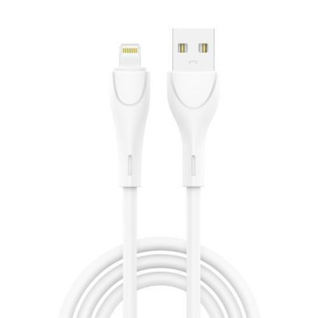 iNOS USB-A to Lightning Cable 12W Λευκό 1m