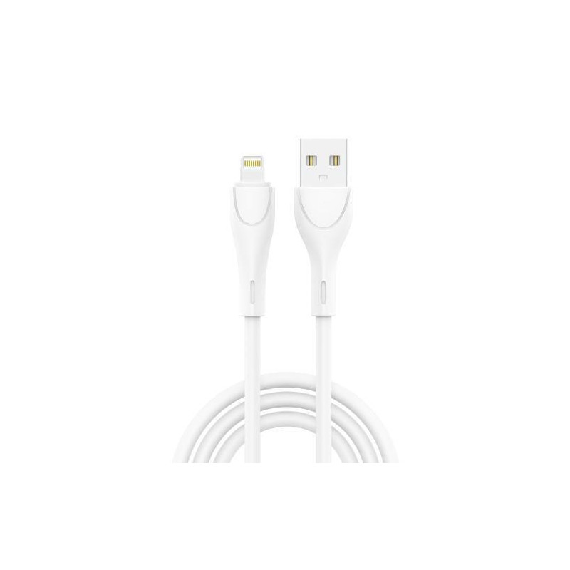 iNOS USB-A to Lightning Cable 12W Λευκό 1m