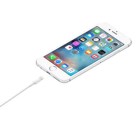 Apple USB-A to Lightning Cable Λευκό 1m (MUQW3ZM/A)