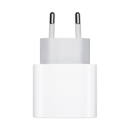 Apple Φορτιστής Χωρίς Καλώδιο με Θύρα USB-C 20W Λευκός (Power Adapter MUVV3ZM/A)