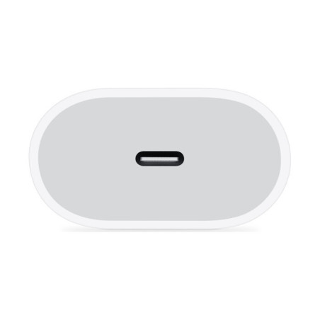 Apple Φορτιστής Χωρίς Καλώδιο με Θύρα USB-C 20W Λευκός (Power Adapter MUVV3ZM/A)